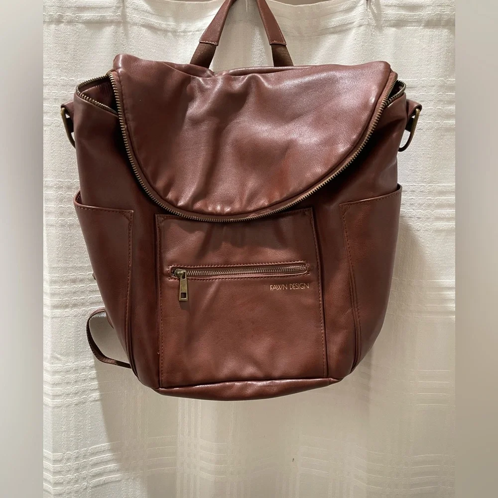 FAWN diaper bag brown